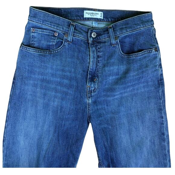 ABERCROMBIE & FITCH The '90s Relaxed Jean High Rise - Curve Love Sz 6 - Picture 2 of 8